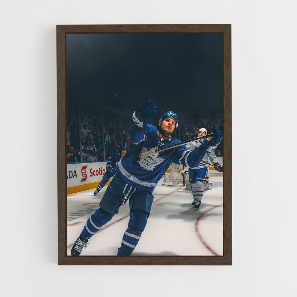Poster Lancer de Puck – affiche Hockey sur glace (vue 5)